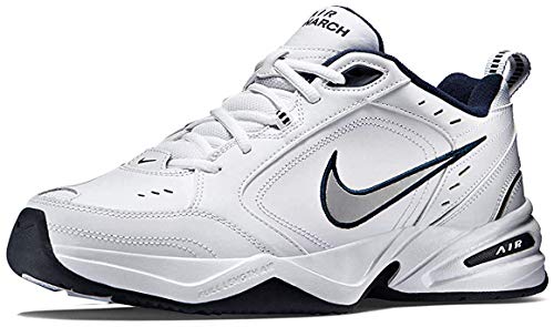 Nike Air Monarch IV-415445-102 Zapatillas de Deporte para Hombre, Color White/Metallic Silver, 10